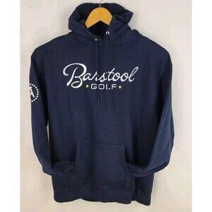 Champion Hoodie Blue  Barstool Sports Golf Pullover Hooded Sweater Men's XL